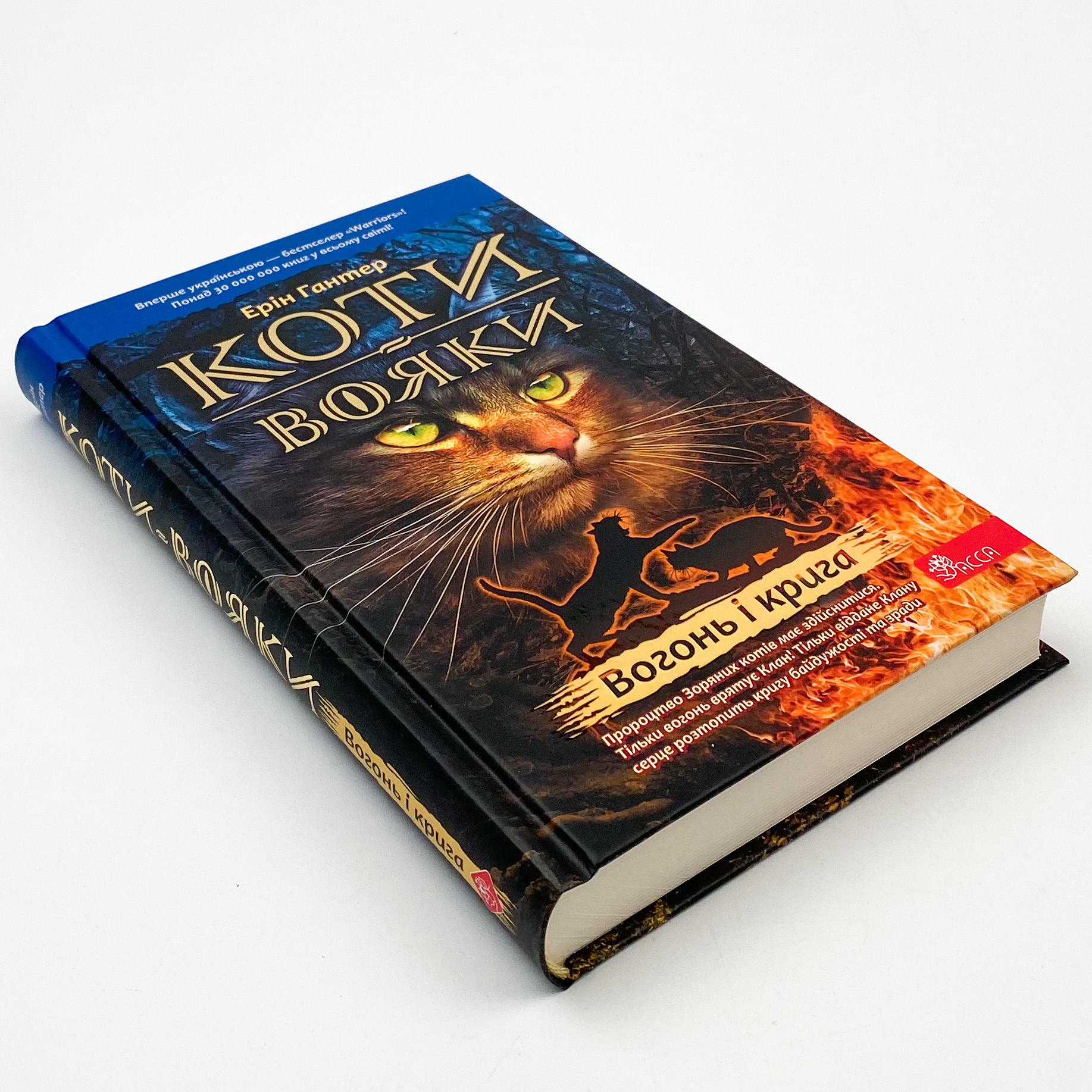Коти-вояки. Книга 2. Вогонь і крига. Автор — Ерін Гантер. 