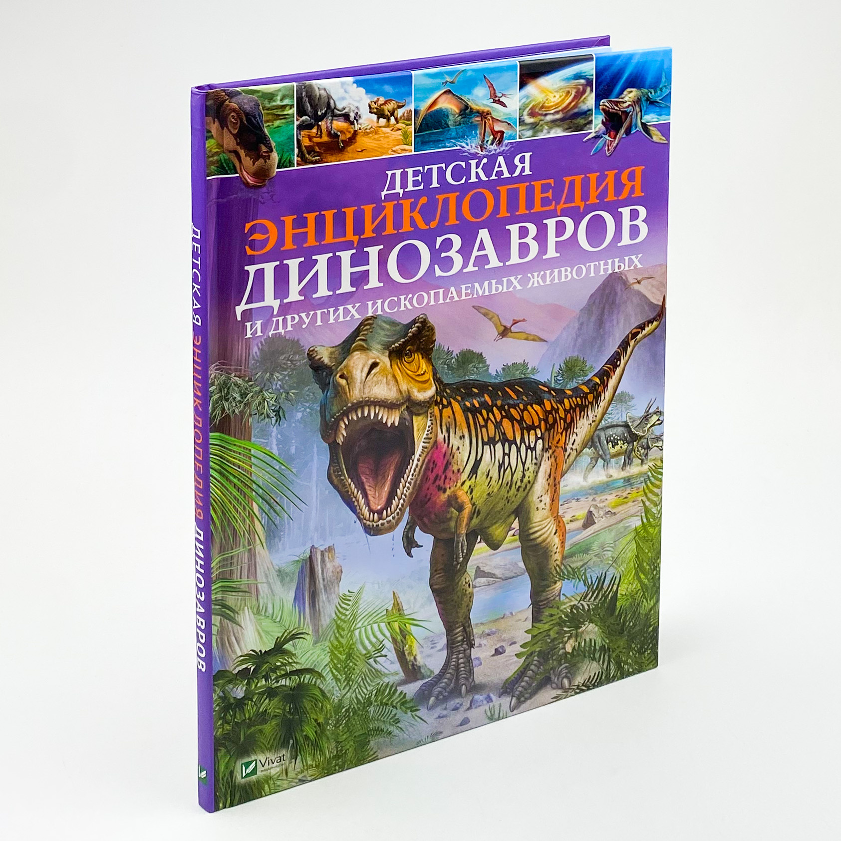 Детская энциклопедия динозавров и других ископаемых животных. Автор — Клер Гібберт. 
